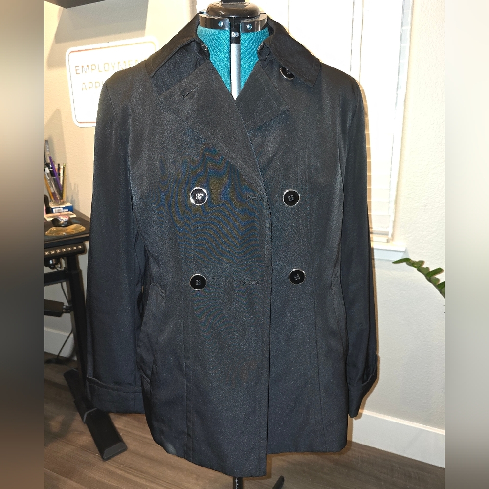 Esprit - Vintage Double-Breasted Black Jacket
